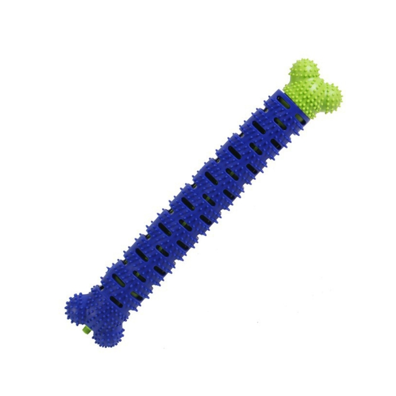 Teeth Cleaning Dog Chew Bone - L74D 取り外し可能なペットの骨を噛むおもちゃ、歯のクリーニングと歯茎のマッサージに安全、耐久性とストレスリリーフの歯が生える