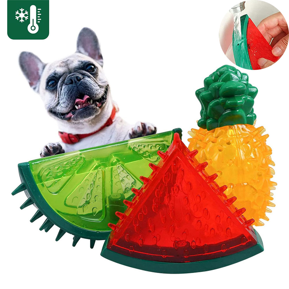 Snuffle Mat For Dogs - ペット用冷凍可能冷却おもちゃ 犬猫用おもちゃ 夏用 パイナップル レモン スイカデザイン
