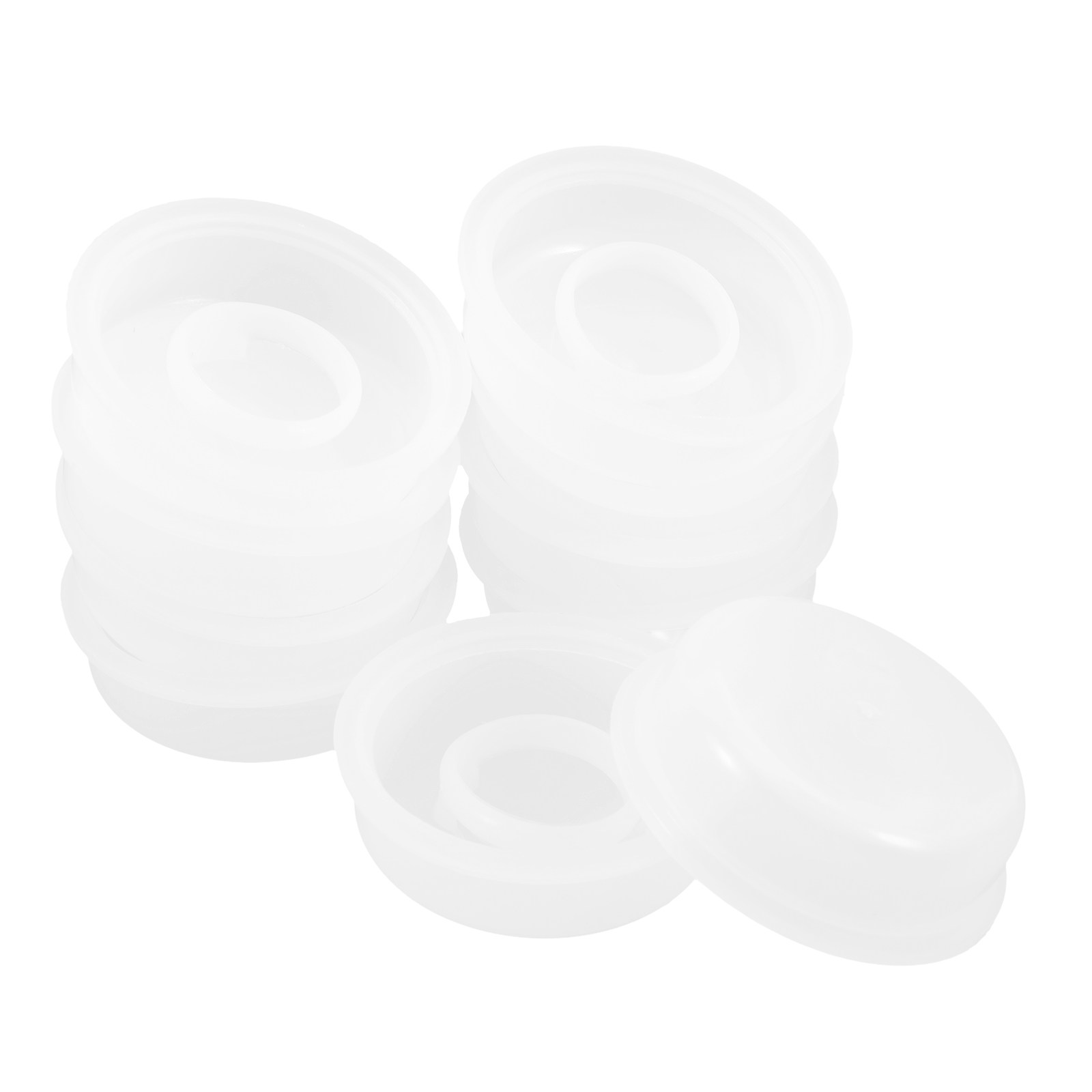 Pet Feeders - 10個入り プラスチック製 化学薬品用バケツ蓋 20～25L 漏れ防止スクリューシール付き。化学薬品、塗料、ペットフード、鶏用飼料の保管に。