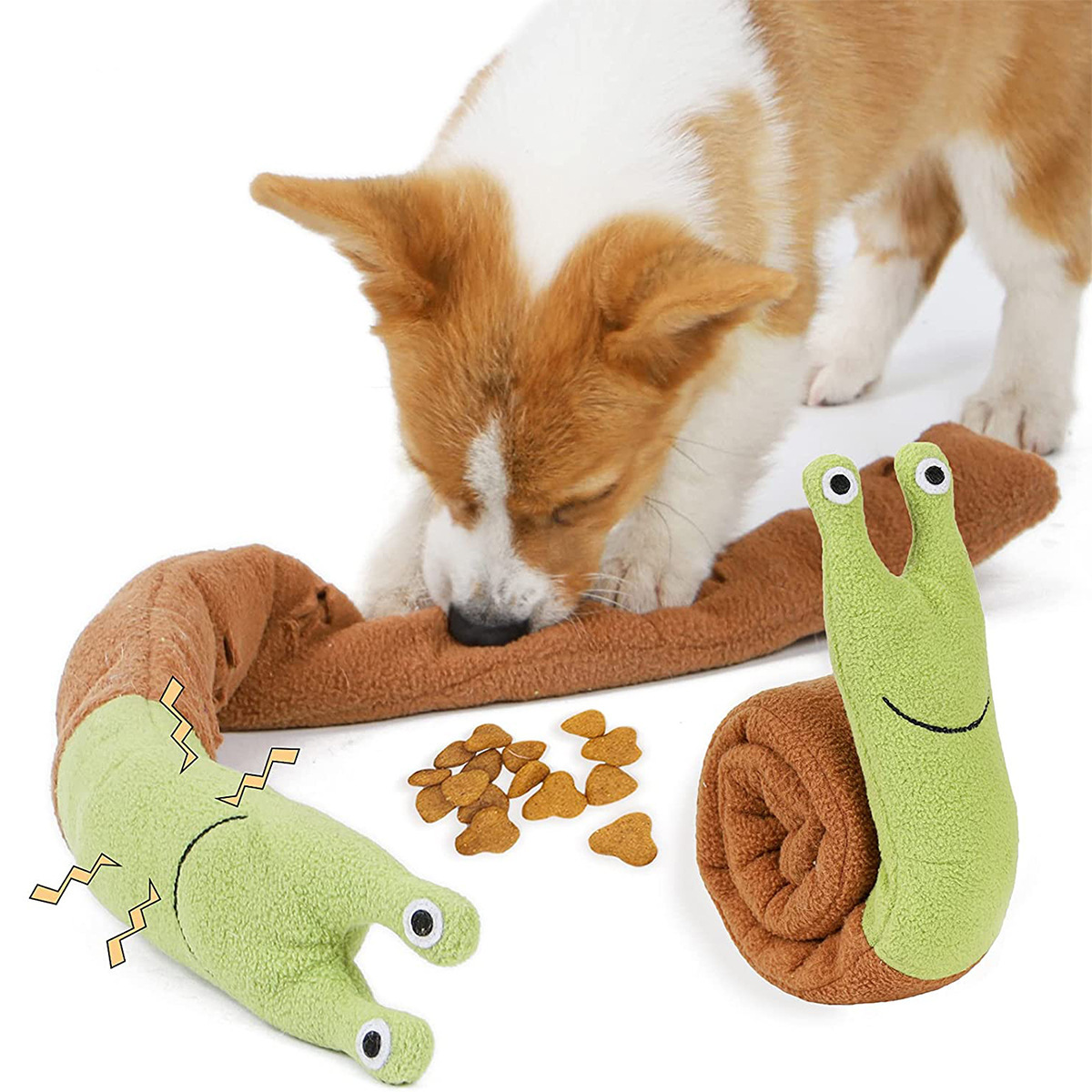 Snuffle Mat For Dogs - 犬猫用嗅覚パズルおもちゃ、スローフィーダー、餌隠しマット、臭気遮断、インタラクティブトレーニング、ペット用採餌用品