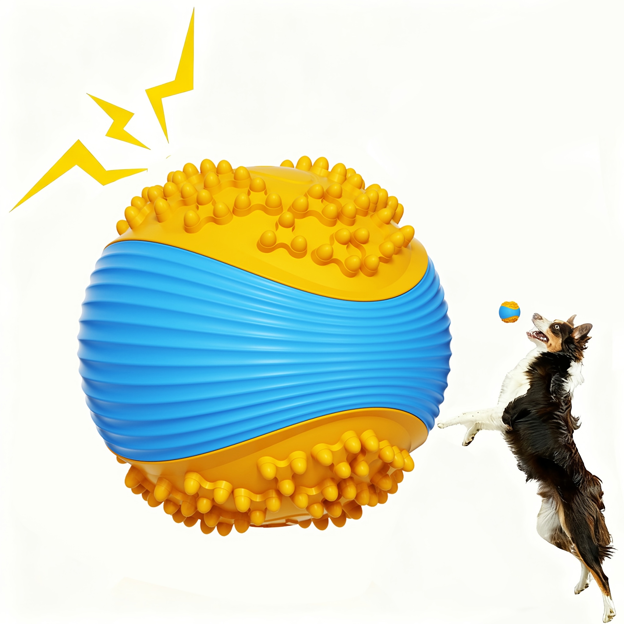 壊れない犬用鳴き笛ボールおもちゃ、頑丈なTPR噛むおもちゃ（ - Indestructible Dog Chew Toy のレビューと価格