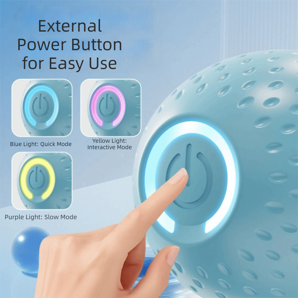 耐噛み性スマートペットおもちゃボールランダムパスUSB充電式 - Automatic Moving Dog Ball のレビューと価格