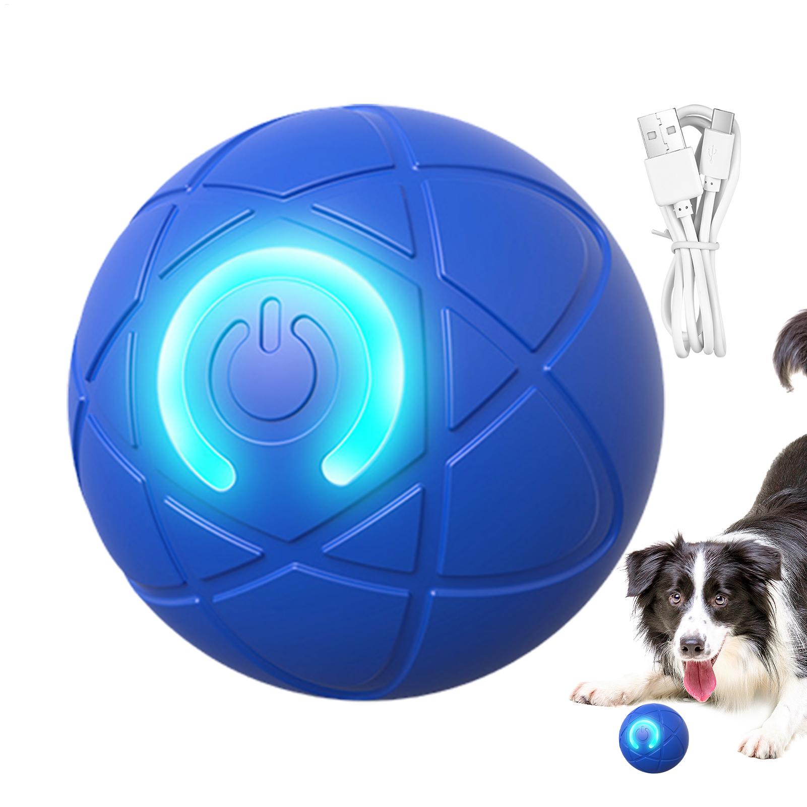 スマートインタラクティブドッグトイ、噛む力の強い犬用、自動移 - Automatic Moving Dog Ball のレビューと価格