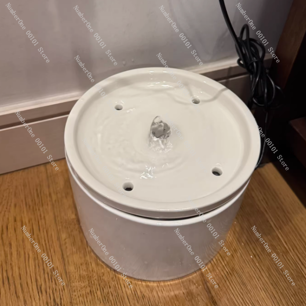 セラミック製自動ペット給水器、犬猫用循環式フレッシュウォータ - Pet Feeders のレビューと価格