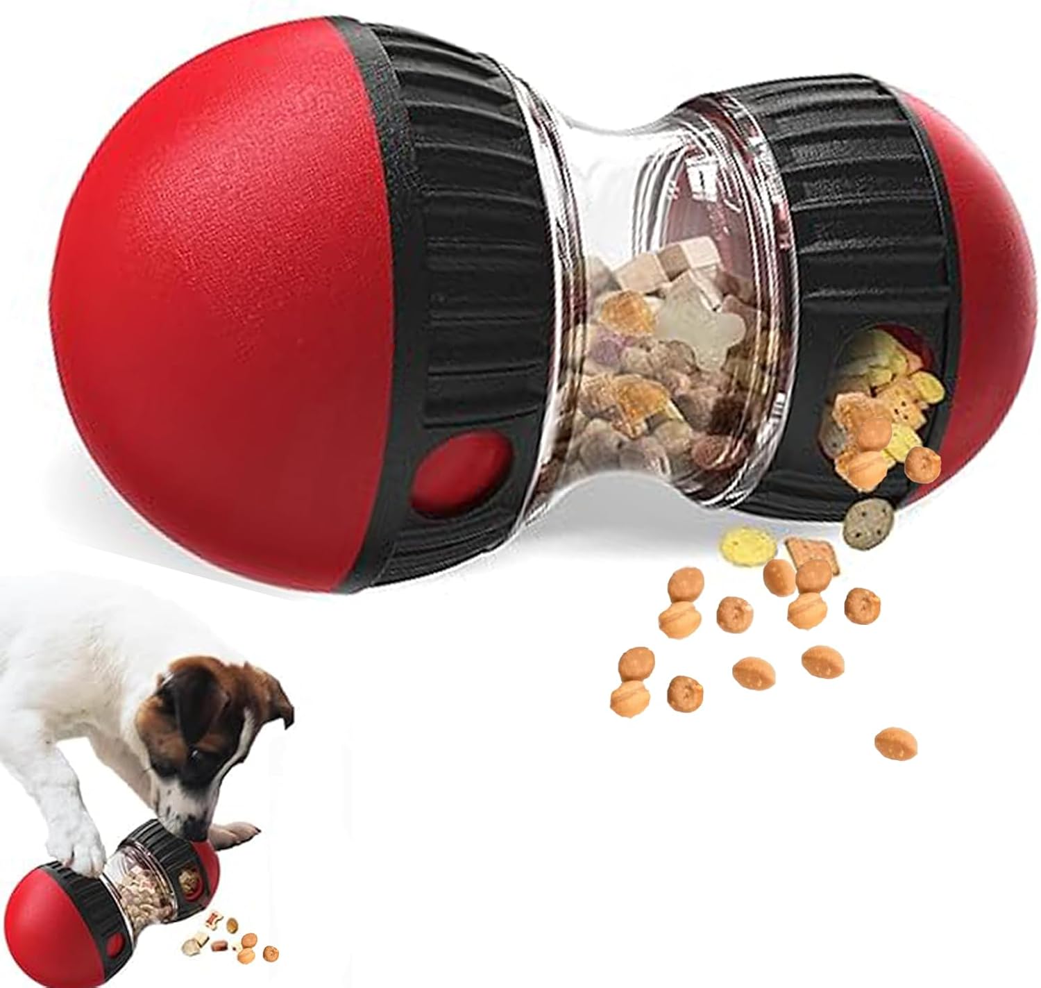 犬用おもちゃ＆調整可能なスローフィーダーボール - 犬用パズ - Dog Puzzle Feeder Toy のレビューと価格
