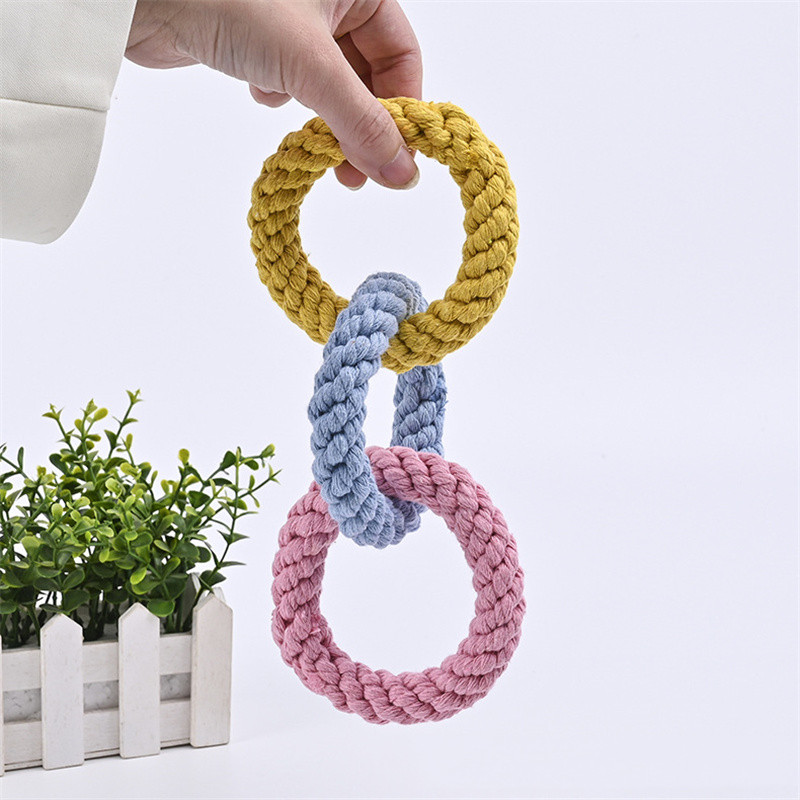 大型犬、中型犬、猫、子犬用の丈夫な噛むおもちゃ1個、攻撃的な - Dog Rope Toy Aggressive Chewers のレビューと価格