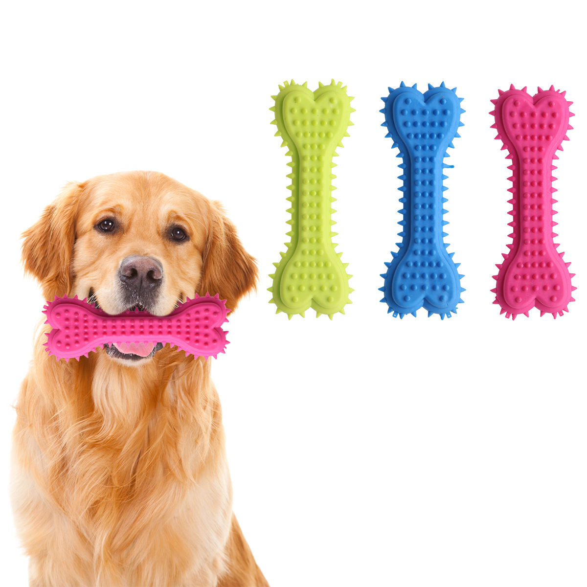 犬のおもちゃ小型犬用壊れにくい犬のおもちゃ歯のクリーニング咀 - Indestructible Dog Chew Toy のレビューと価格