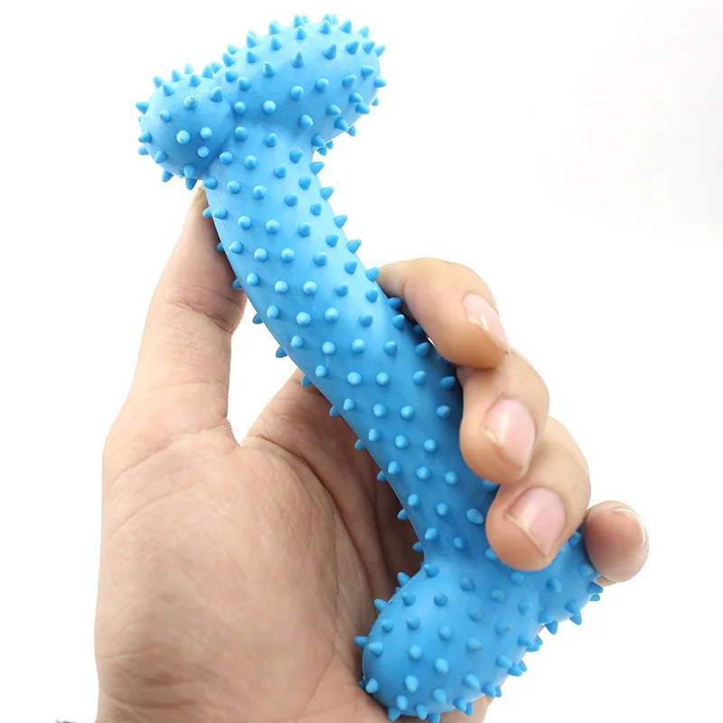 耐久性のあるペット用TPRソリッドラバーボーンおもちゃ、噛み - Teeth Cleaning Dog Chew Bone のレビューと価格