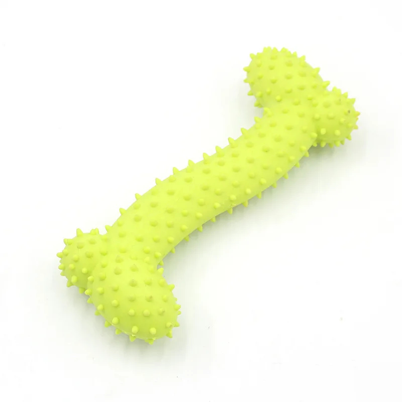 耐久性のあるペット用TPRソリッドラバーボーンおもちゃ、噛み - Teeth Cleaning Dog Chew Bone のレビューと価格
