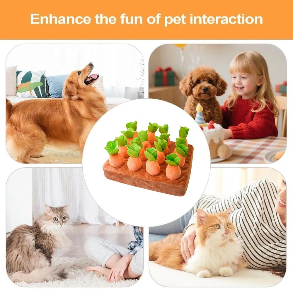 ストレス解消用キャロットスナッフルマット、取り外し可能なキャ - Snuffle Mat For Dogs のレビューと価格