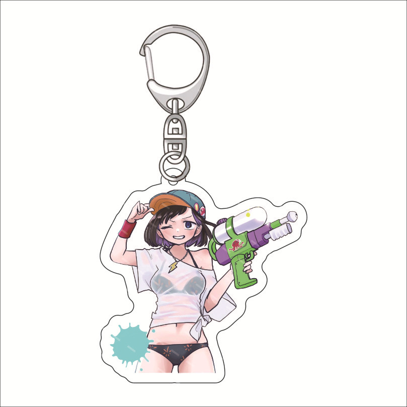 55MM アニメ「心の危機」 ‌   アクリルキーホルダー  - Aquarium のレビューと価格