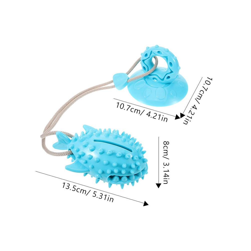 犬用インタラクティブおもちゃ2個入り。吸盤付きで、噛む遊びや - Suction Cup Dog Tug Toy のレビューと価格