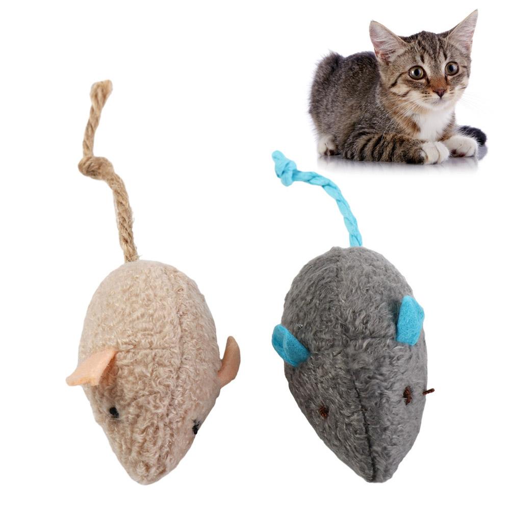 ポータブル面白いインタラクティブ子猫ぬいぐるみフェイクマウス - Catnip Interactive Plush Mouse のレビューと価格