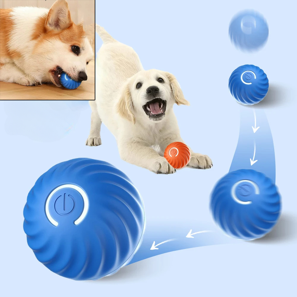 自動で動く犬用おもちゃボール、USB充電式スマートバウンシン - Automatic Moving Dog Ball のレビューと価格