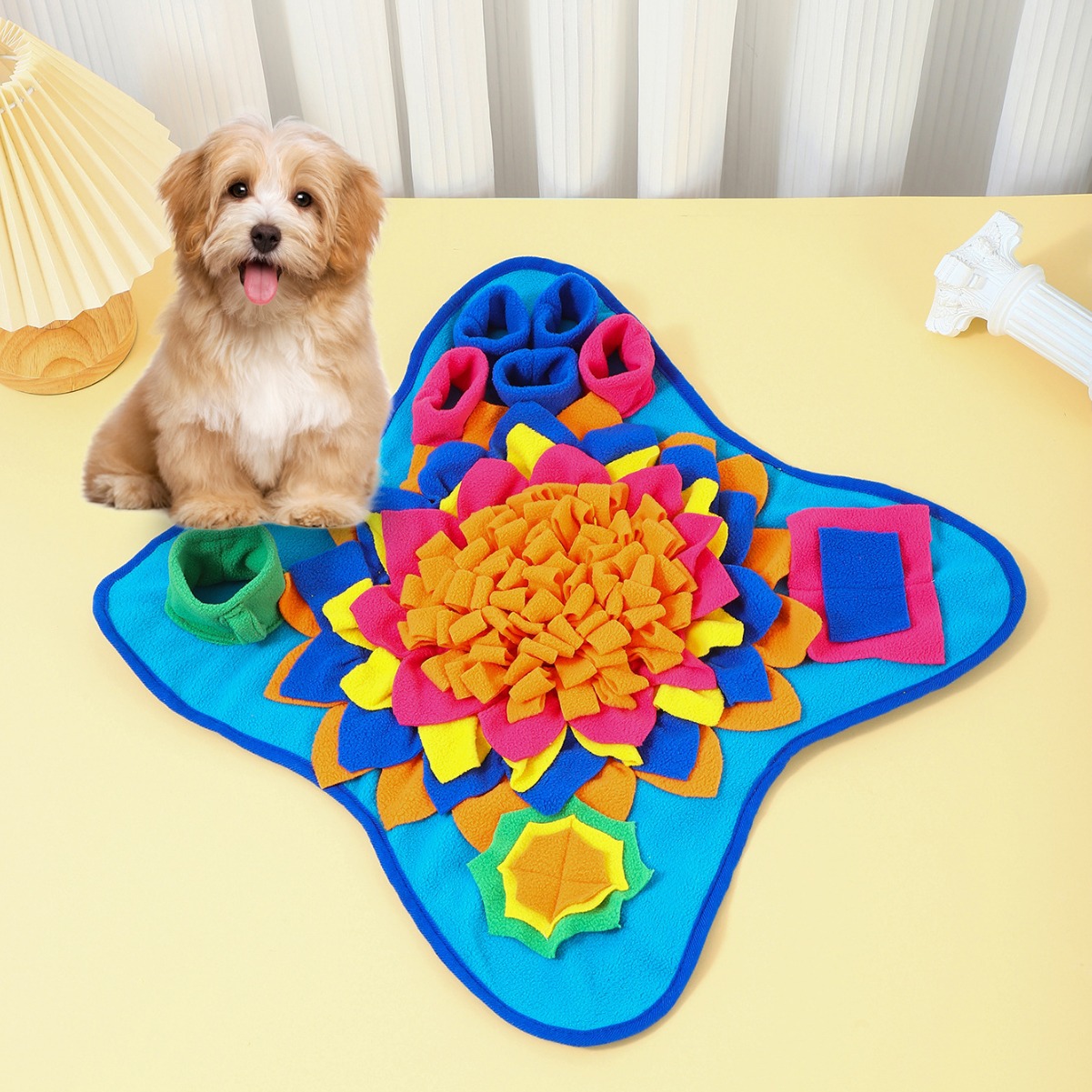 犬用の優れたペットスナッフルマット、退屈のためのインタラクテ - Indestructible Dog Chew Toy のレビューと価格