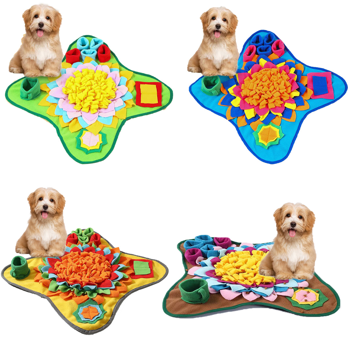 犬用の優れたペットスナッフルマット、退屈のためのインタラクテ - Indestructible Dog Chew Toy のレビューと価格