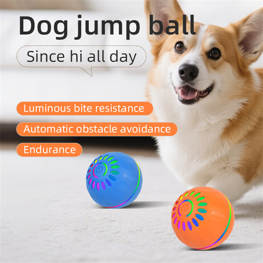 インタラクティブスマートドッグトイボール - USB自動移動 - Automatic Moving Dog Ball のレビューと価格