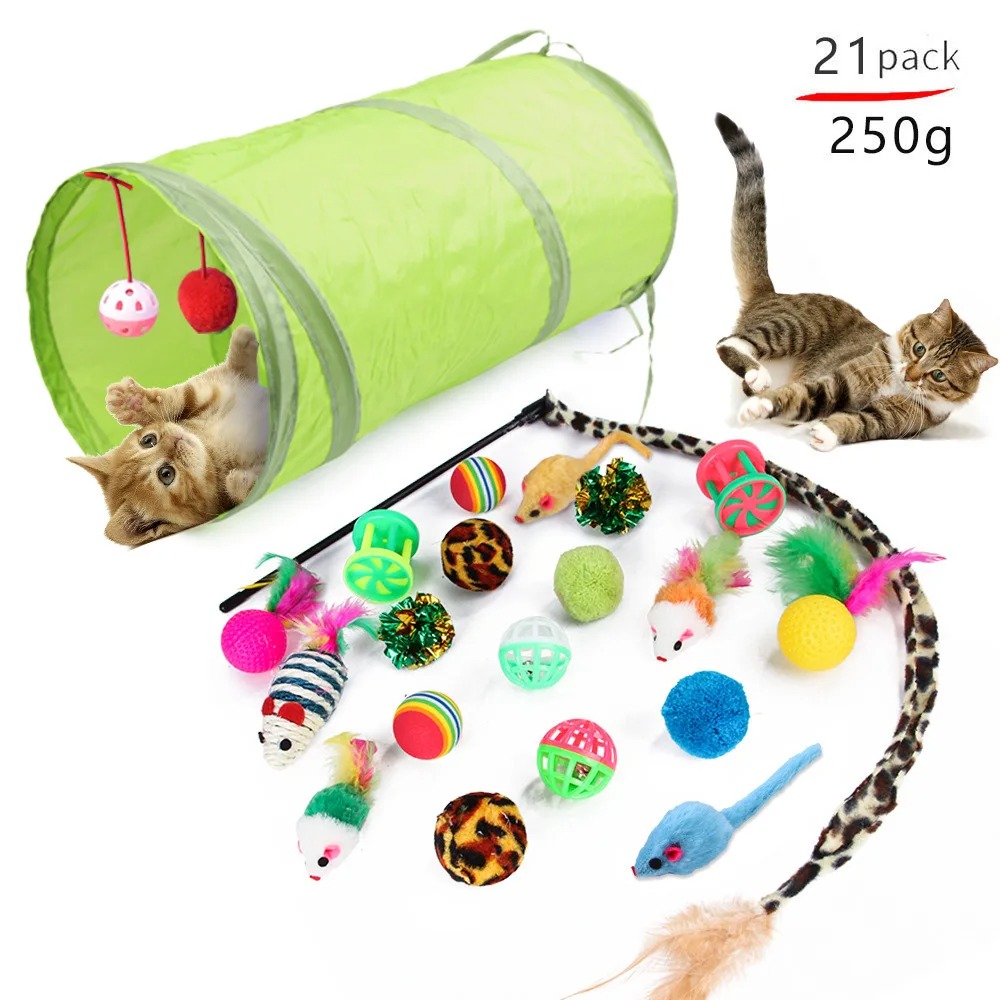 子猫用おもちゃセット 羽根スティック ぬいぐるみマウス ベル - Catnip Interactive Plush Mouse のレビューと価格