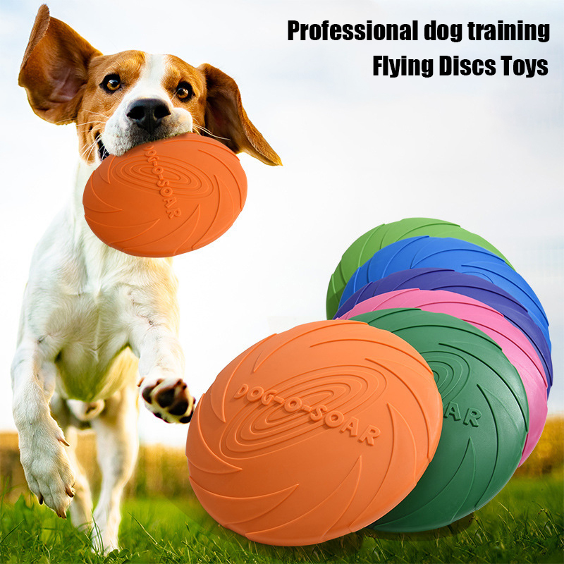 大型犬用ゴールデンファー ペットフライングディスクおもちゃ  - Flying Disc Dog Training Toy のレビューと価格
