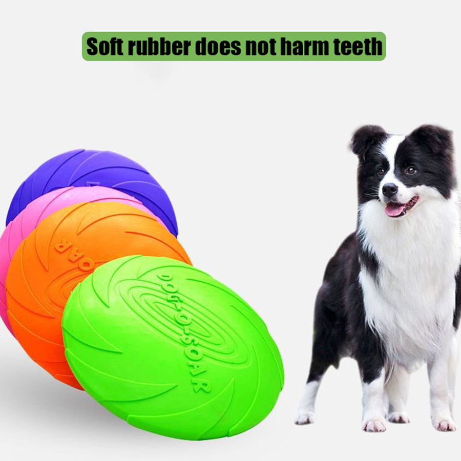 大型犬用ゴールデンファー ペットフライングディスクおもちゃ  - Flying Disc Dog Training Toy のレビューと価格