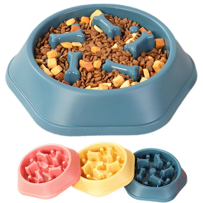 1個入りスローフィーダー犬用ボウル、窒息防止子犬用フードボウ - Dog Puzzle Feeder Toy のレビューと価格